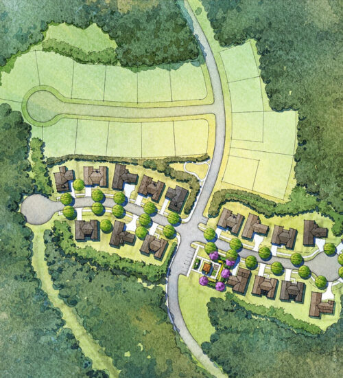 Kirkwood by the River - Site Plan of Cedar Ridge Cottages
